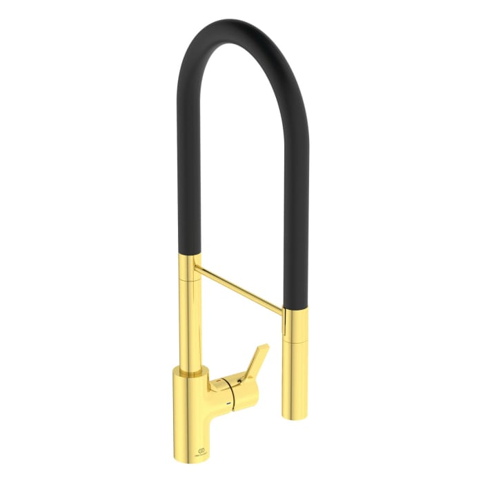 Ideal Standard Gusto Küchenarmatur Ausladung 22,5 cm Semi-Pro 2-Funktionsbrause Höhe 60,4 cm