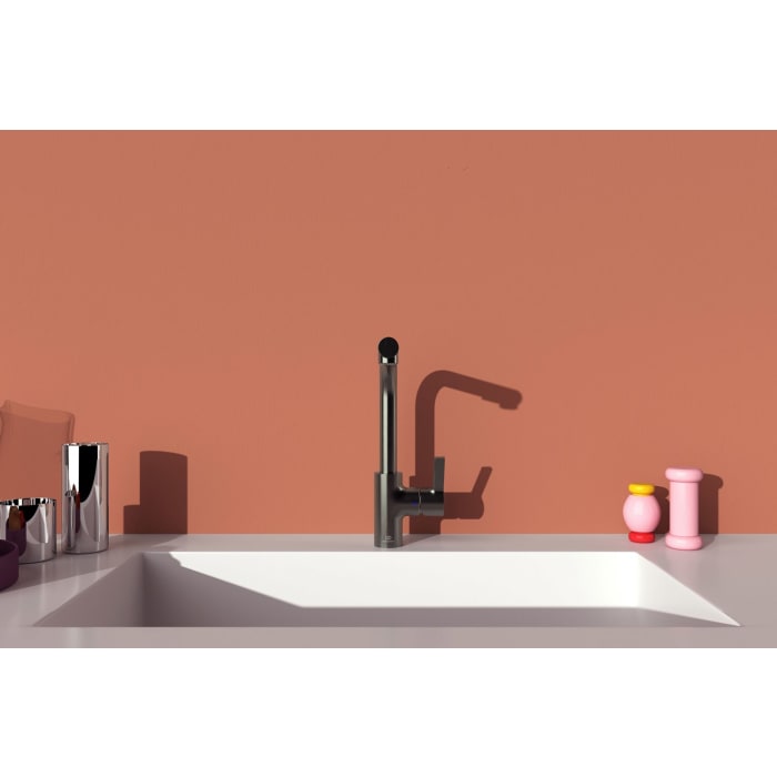 Ideal Standard Gusto Küchenarmatur Ausladung 23,5 cm L-Auslauf 2F-Brause