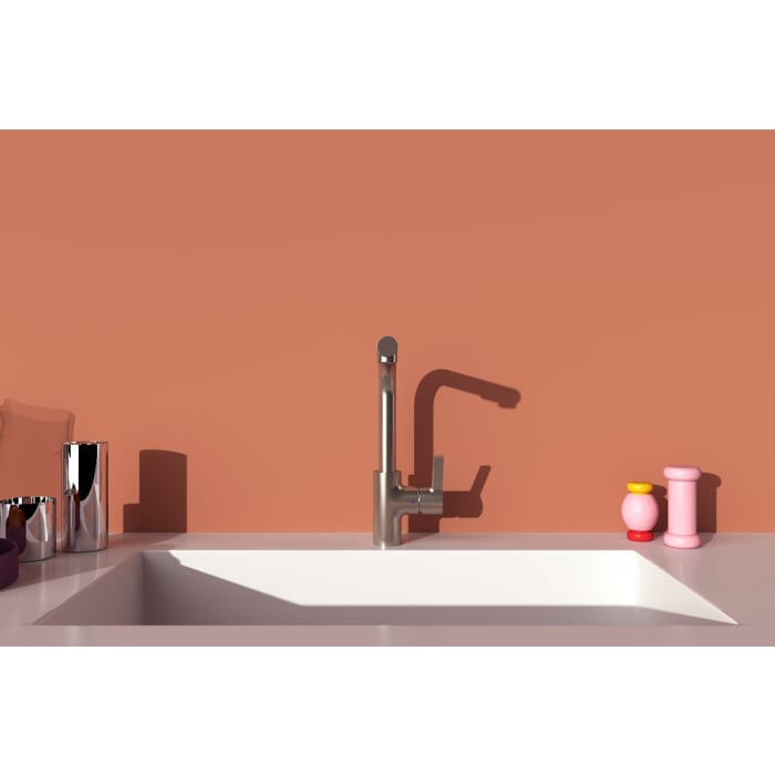 Ideal Standard Gusto Küchenarmatur Ausladung 23,5 cm L-Auslauf 2F-Brause