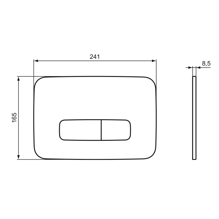 Ideal Standard ProSys Oleas Betätigungsplatte M3