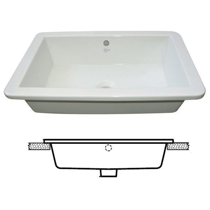 Ideal Standard Strada Einsatzwaschtisch 59,5 cm