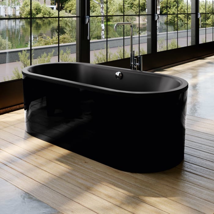 Kaldewei CLASSIC DUO OVAL freistehend Mod. 113-7 Badewanne mit Schürze 170 x 75 cm