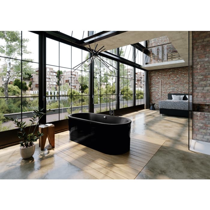 Kaldewei CLASSIC DUO OVAL freistehend Mod. 111-7 Badewanne mit Schürze 180 x 80 cm