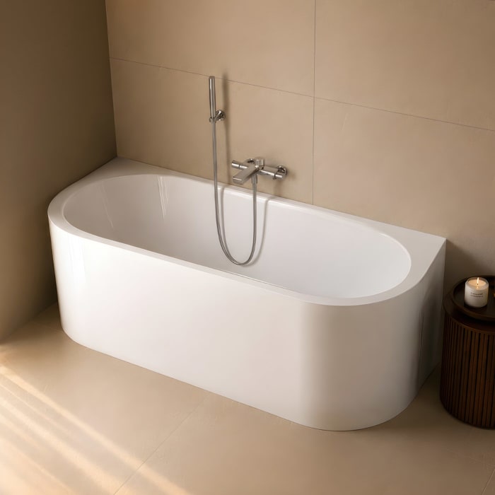 Kaldewei MEISTERSTÜCK CENTRO DUO 2 Mod. 1131-4041 Badewanne 170 x 75 cm, mit Invisible Grip und Füllfunktion
