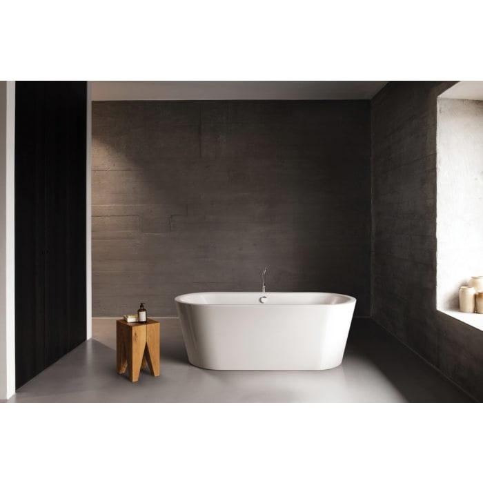 Kaldewei MEISTERSTÜCK CLASSIC DUO OVAL Mod. 1111-4002 Badewanne 180 x 80 cm, mit Invisible Grip und Garnitur KA 4002