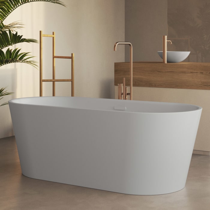 Kaldewei MEISTERSTÜCK CLASSIC DUO OVAL Mod.1020-4034 155 x 66 cm, mit Überlauf und Ablaufdeckel emailliert