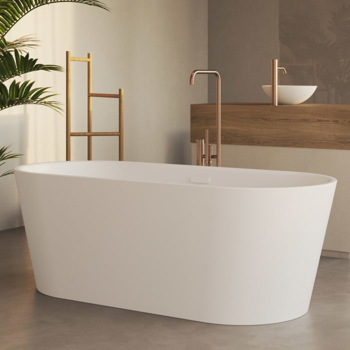 Kaldewei MEISTERSTÜCK CLASSIC DUO OVAL Mod.1020-4034 155 x 66 cm, mit Überlauf und Ablaufdeckel emailliert