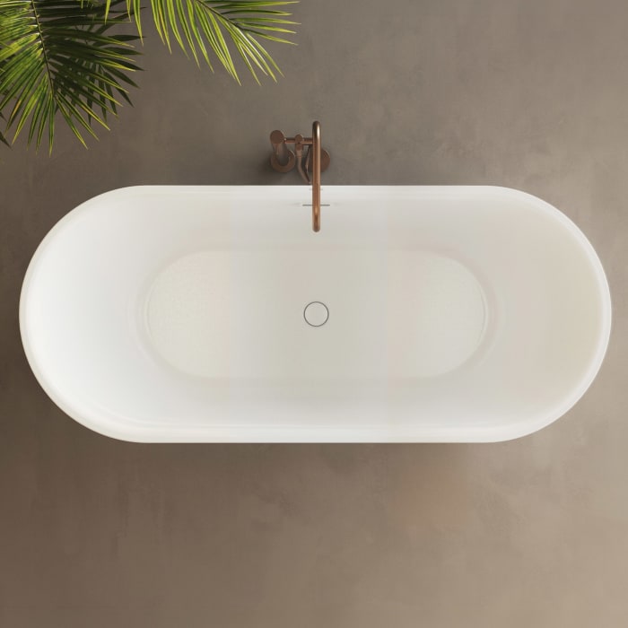 Kaldewei MEISTERSTÜCK CLASSIC DUO OVAL Mod.1022-4034 175 x 76 cm, mit Überlauf und Ablaufdeckel emailliert