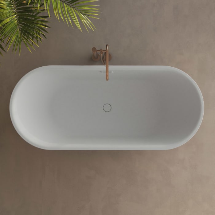 Kaldewei MEISTERSTÜCK CLASSIC DUO OVAL Mod.1020-4034 155 x 66 cm, mit Überlauf und Ablaufdeckel emailliert