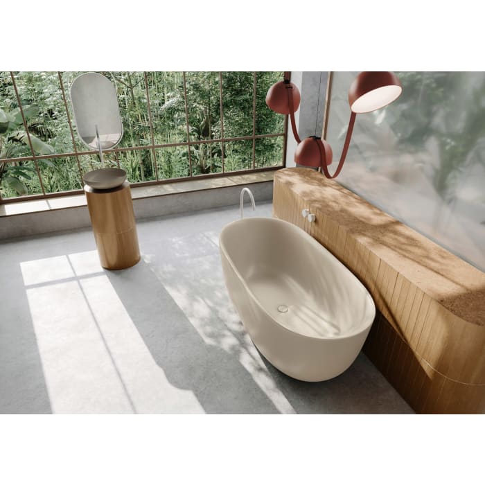 Kaldewei MEISTERSTÜCK OYO DUO  Mod. 1050-4035 Badewanne 163 x 77 cm, ohne Überlauf und mit Ablaufdeckel emailliert