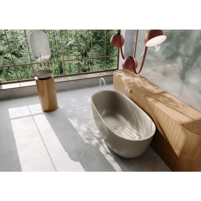Kaldewei MEISTERSTÜCK OYO DUO  Mod. 1051-4035 Badewanne 173 x 82 cm, mit Perl-Effekt, ohne Überlauf und mit Ablaufdeckel emailliert