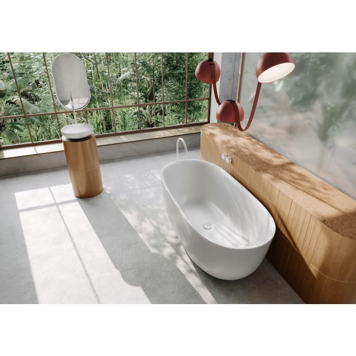 Kaldewei MEISTERSTÜCK OYO DUO  Mod. 1051-4034 Badewanne 173 x 82 cm, mit Invisible Grip, mit Überlauf und Ablaufdeckel emailliert