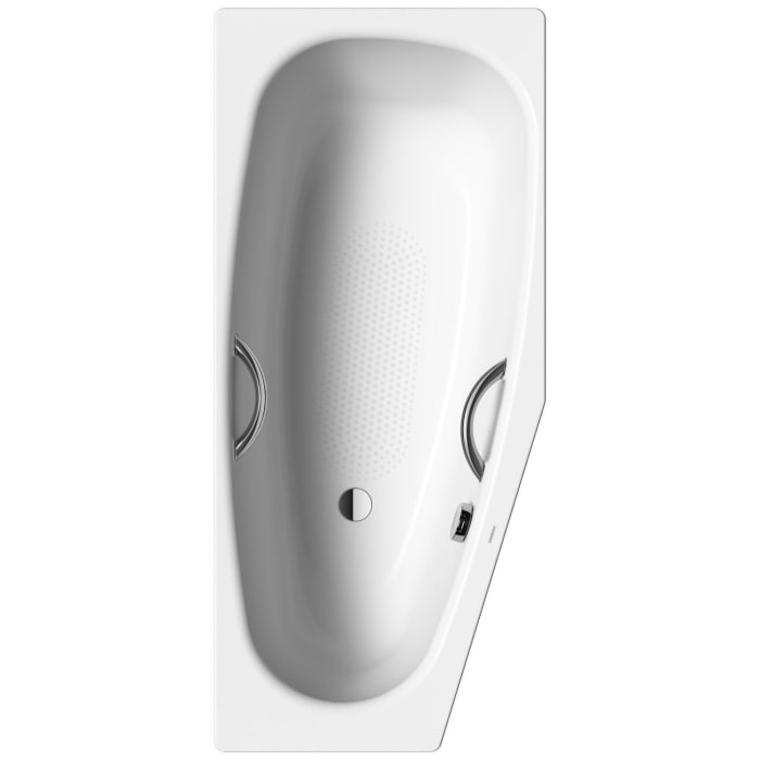 Kaldewei Mini Star Links 837 Badewanne mit Vollantislip und Griffbohrung