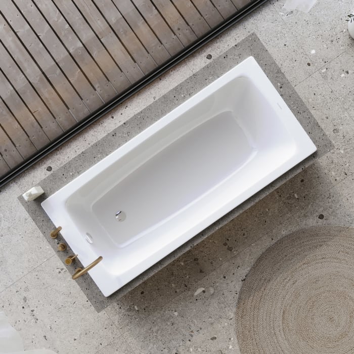 Kaldewei CAYONO STAR Mod. 754 Badewanne 160 x 70 cm, mit Invisible Grip und Grifflöcher