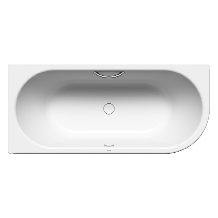 Kaldewei CENTRO DUO 1 RECHTS Mod. 130 Eckbadewanne 170 x 75 cm, rechts abgerundet, mit Perl-Effekt und Grifflöcher