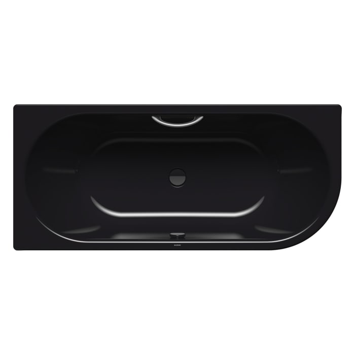 Kaldewei CENTRO DUO 1 RECHTS Mod. 137 Eckbadewanne 180 x 80 cm, rechts abgerundet und mit Grifflöcher