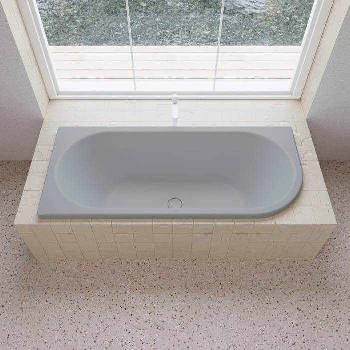 Kaldewei CENTRO DUO 1 RECHTS Mod. 130 Eckbadewanne 170 x 75 cm, rechts abgerundet und mit Grifflöcher