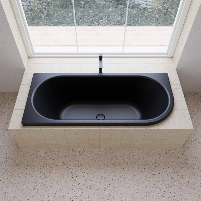 Kaldewei CENTRO DUO 1 RECHTS Mod. 130 Eckbadewanne 170 x 75 cm, rechts abgerundet und mit Grifflöcher