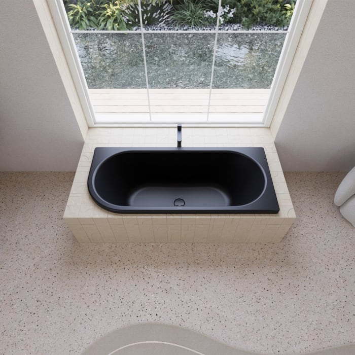 Kaldewei CENTRO DUO 1 LINKS Mod. 129 Eckbadewanne 170 x 75 cm, links abgerundet und mit Grifflöcher