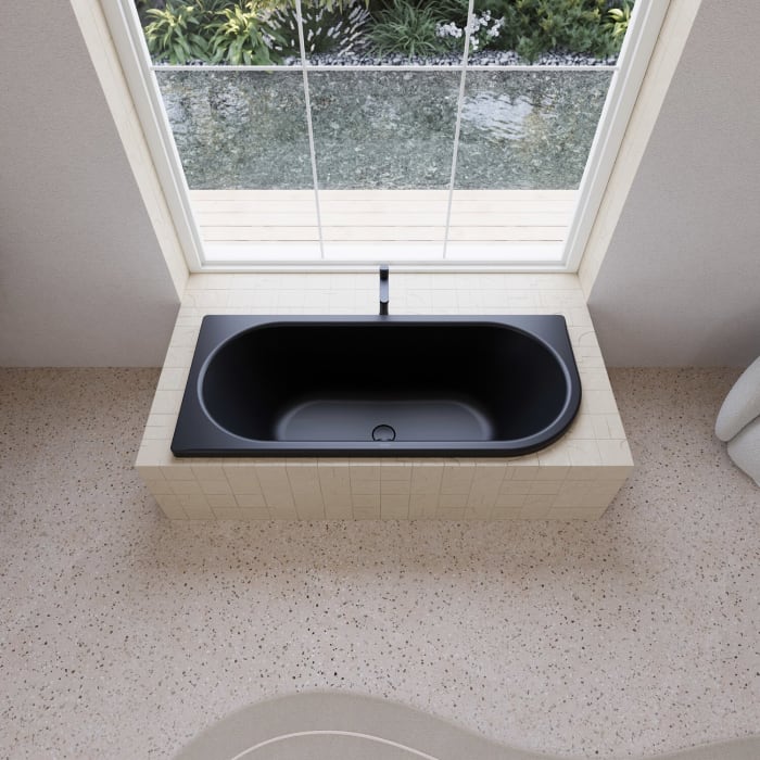 Kaldewei CENTRO DUO 1 RECHTS Mod. 130 Eckbadewanne 170 x 75 cm, rechts abgerundet
