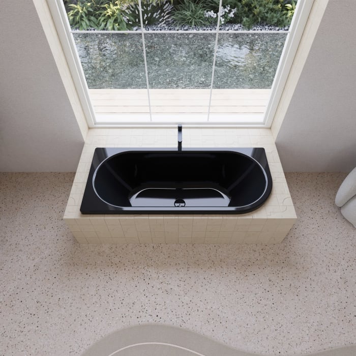 Kaldewei CENTRO DUO 1 RECHTS Mod. 130 Eckbadewanne 170 x 75 cm, rechts abgerundet, mit Perl-Effekt