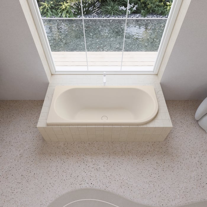 Kaldewei CENTRO DUO 1 RECHTS Mod. 130 Eckbadewanne 170 x 75 cm, rechts abgerundet und mit Grifflöcher