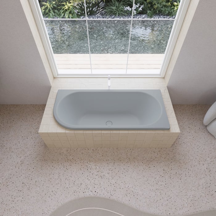 Kaldewei CENTRO DUO 1 LINKS Mod. 136 Eckbadewanne 180 x 80 cm, links abgerundet