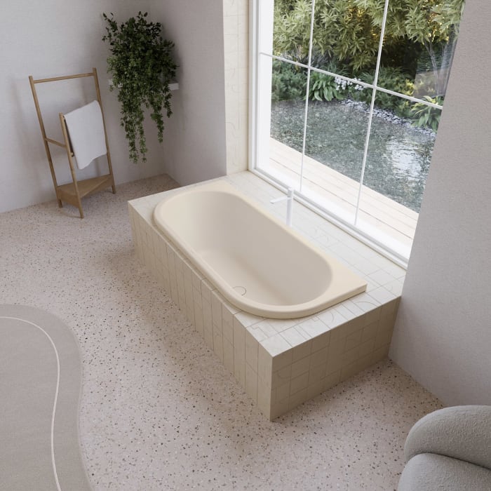 Kaldewei CENTRO DUO 2 Mod. 135 Badewanne 180 x 80 cm, links und rechts abgerundet und mit Grifflöcher