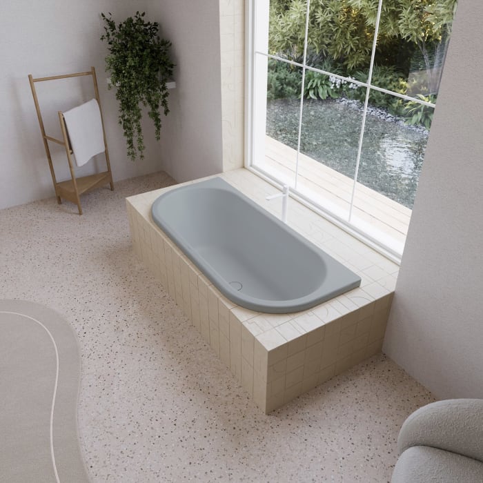 Kaldewei CENTRO DUO 2 Mod. 135 Badewanne 180 x 80 cm, links und rechts abgerundet und mit Grifflöcher