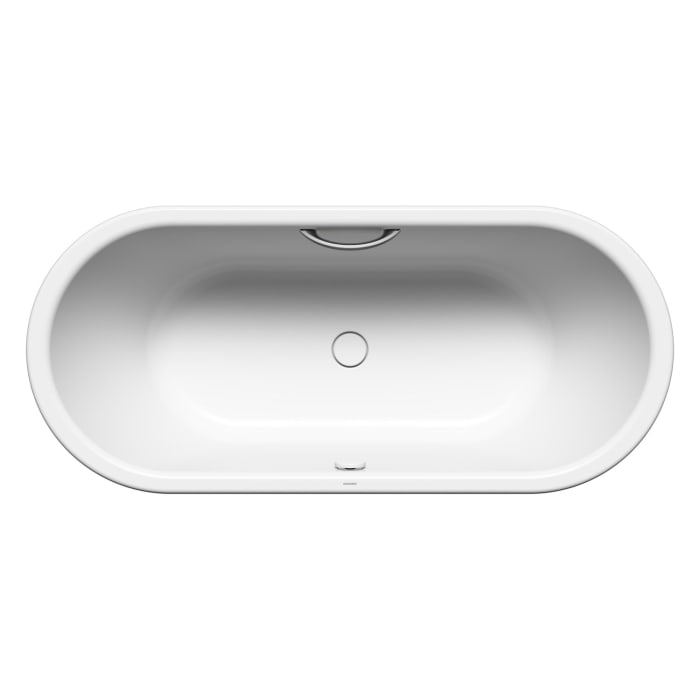 Kaldewei CENTRO DUO OVAL Mod. 127-1 Badewanne 170 x 75 cm, mit Perl-Effekt und Grifflöcher