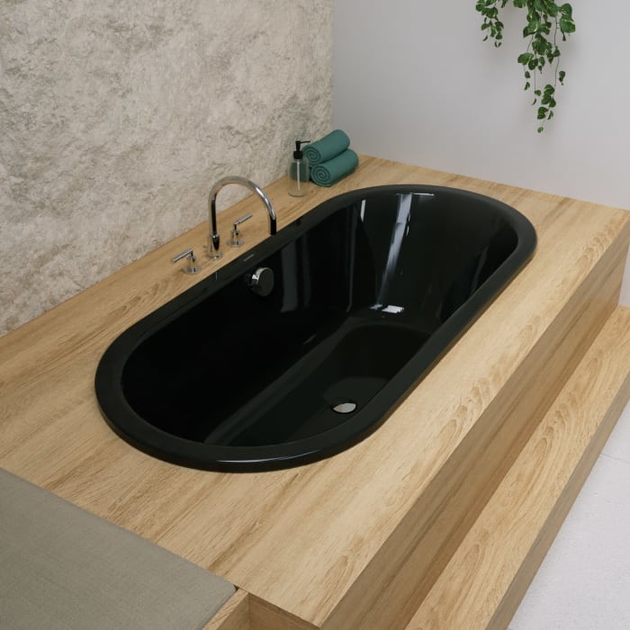 Kaldewei CLASSIC DUO OVAL Mod. 111 Badewanne 180 x 80 cm, mit Perl-Effekt und Grifflöcher