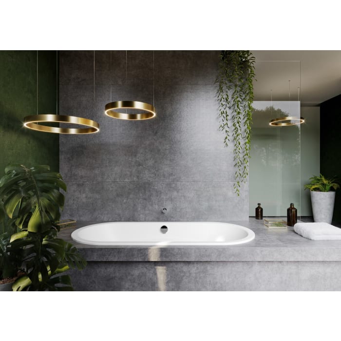 Kaldewei CLASSIC DUO OVAL Mod. 116 Badewanne 170 x 70 cm, mit Perl-Effekt und Grifflöcher