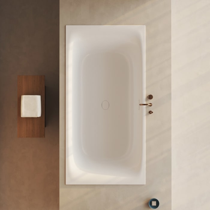 Kaldewei NUIO DUO Mod. 816-4038 Badewanne 180 x 80 cm mit Schallschutz