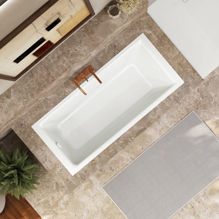 Kaldewei PURO NEXT Mod. 1420 Badewanne 160 x 70 cm, mit Perl-Effekt und Installationsset