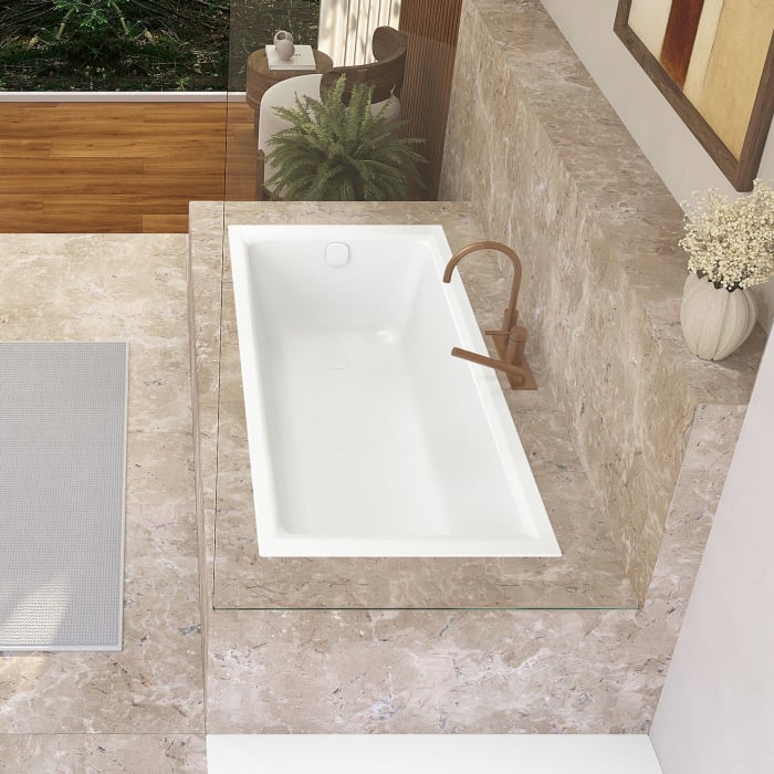 Kaldewei PURO NEXT Mod. 1424 Badewanne 170 x 75 cm mit Installationsset