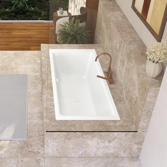 Kaldewei PURO NEXT DUO Mod. 1439 Badewanne 180 x 80 cm, mit Perl-Effekt und Installationsset