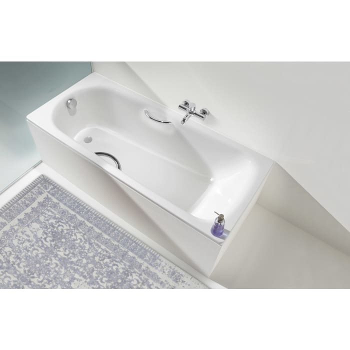 Kaldewei SANIFORM PLUS STAR Mod. 333 Badewanne 160 x 75 cm, mit Invisible Grip und Grifflöcher