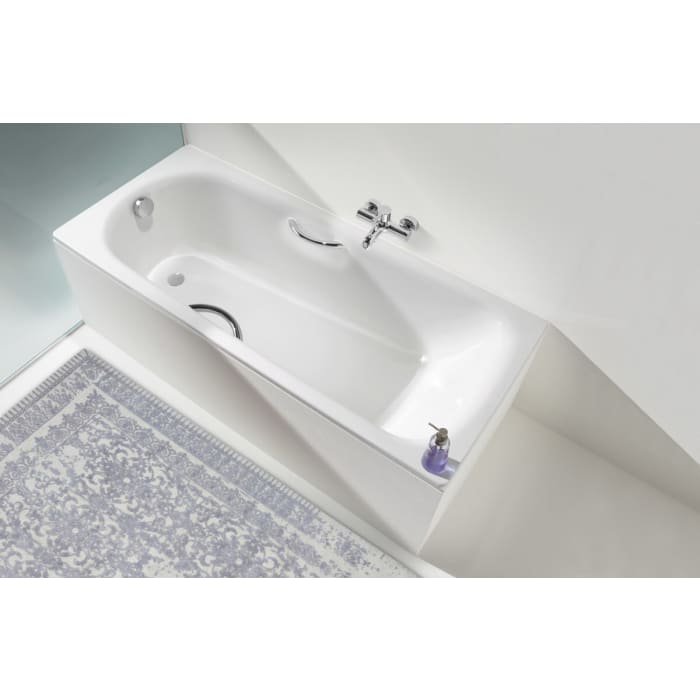 Kaldewei SANIFORM PLUS STAR Mod. 344 Badewanne 140 x 75 cm, mit Perl-Effekt und Grifflöcher