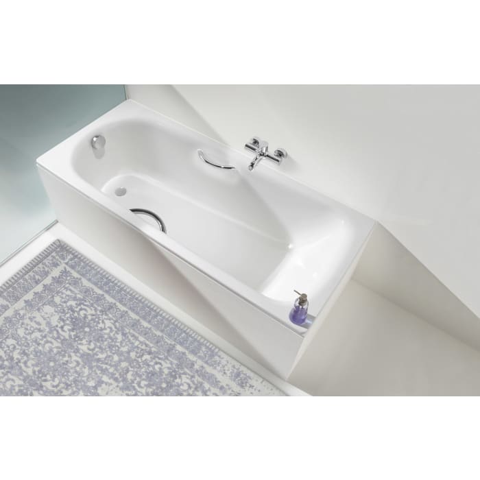 Kaldewei SANIFORM STAR Mod. 338 Badewanne 175 x 75 cm, mit Invisible Grip und Grifflöcher