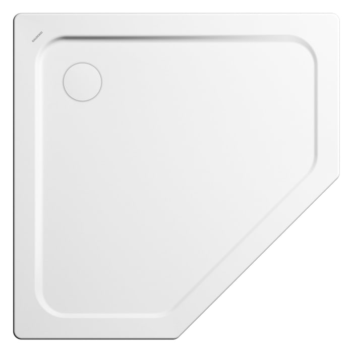 Kaldewei Cornezza 670-2 Fünfeck-Duschwanne 90 x 90 x 2,5 cm mit Wannenträger