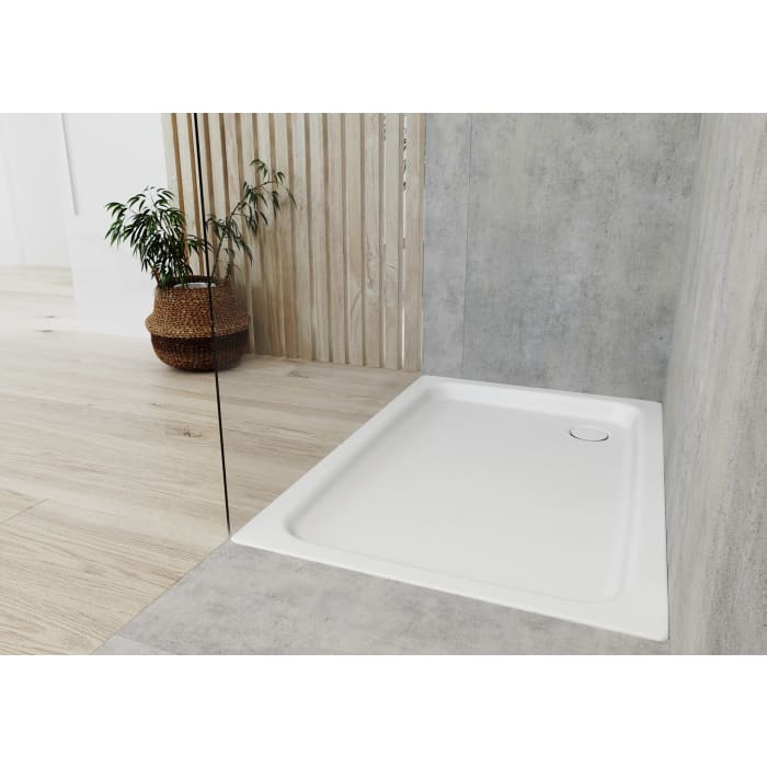 Kaldewei Duschplan 415-1 Duschwanne 70 x 120 x 6,5 cm mit Perl-Effekt