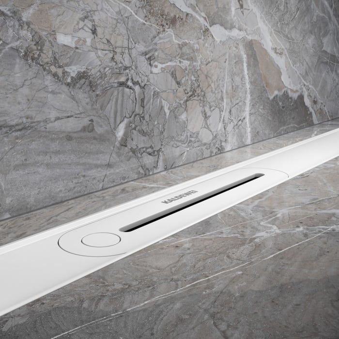 Kaldewei FLOW Duschrinnen-Set 120 cm Ablauf horizontal flat