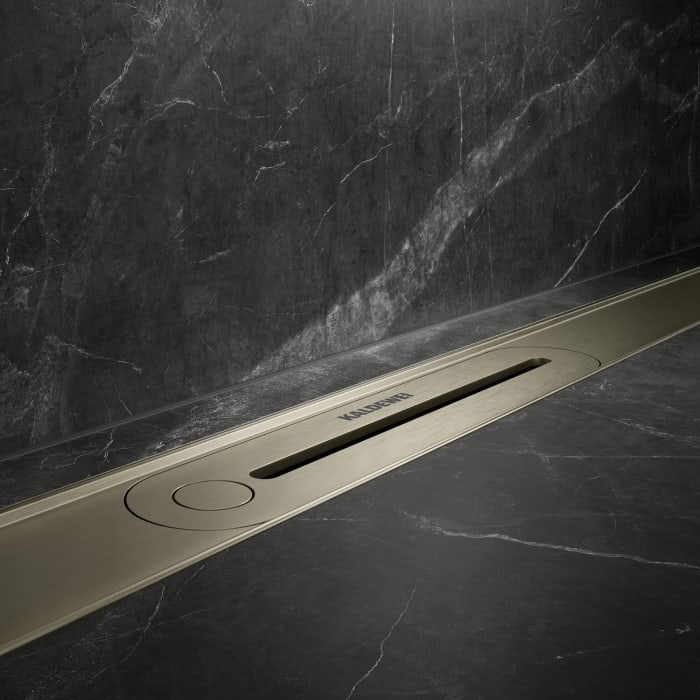 Kaldewei FLOW Duschrinnen-Set 150 cm Ablauf horizontal flat