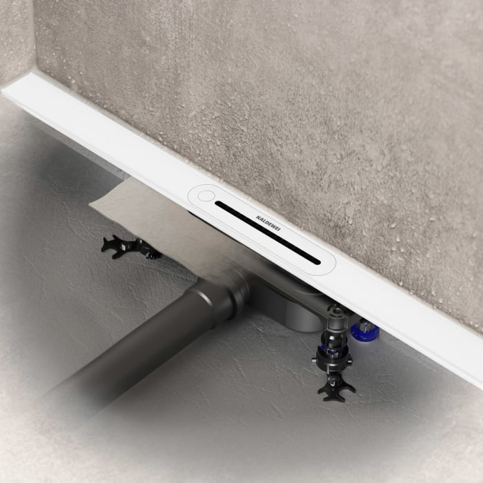 Kaldewei FLOW Duschrinnen-Set 150 cm Ablauf horizontal regular