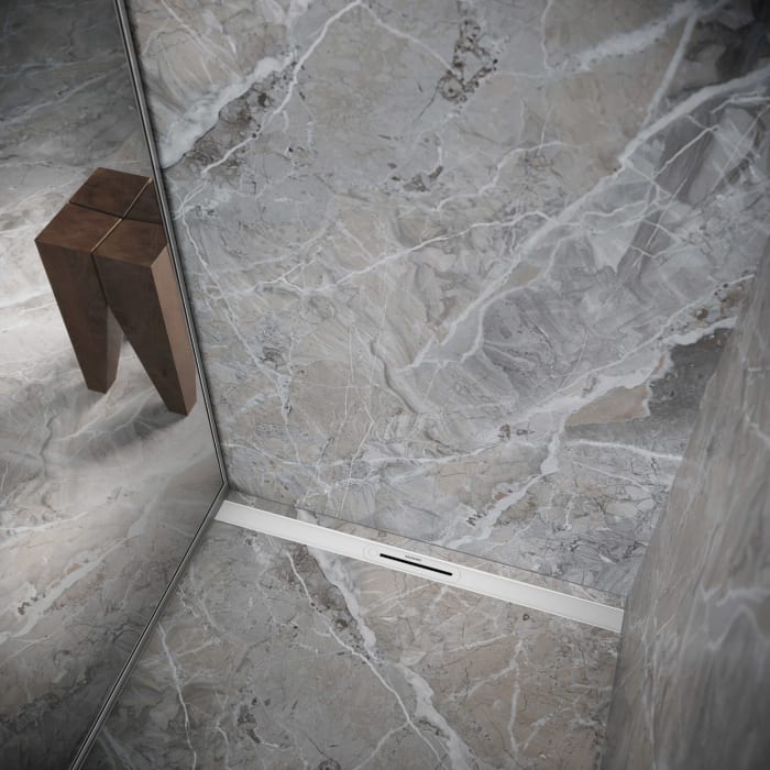 Kaldewei FLOW Duschrinnen-Set 120 cm Ablauf horizontal regular