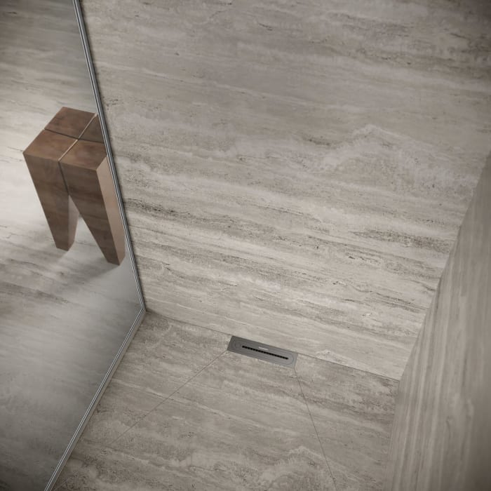 Kaldewei FLOWPOINT-Set Punktablauf 2410 mit FLOWDRAIN 4204 horizontal flat