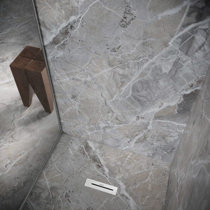 Kaldewei FLOWPOINT-Set Punktablauf 2410 mit FLOWDRAIN 4204 horizontal flat