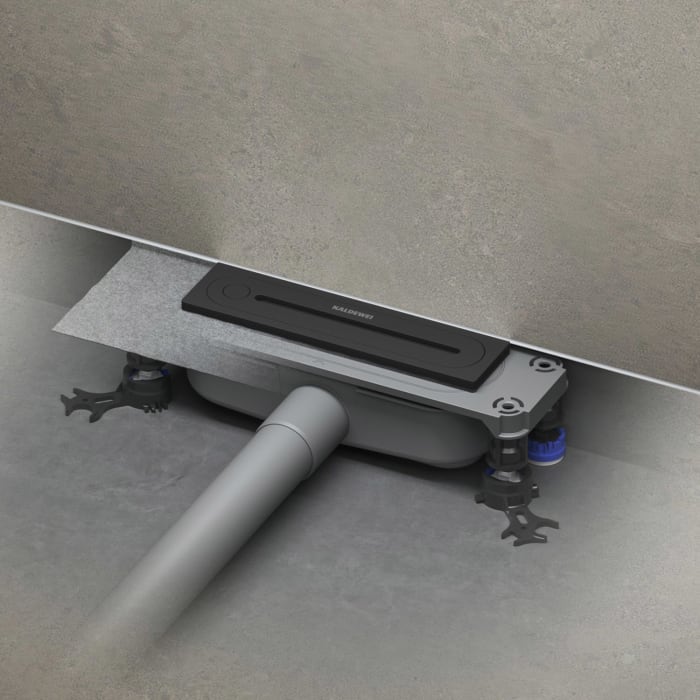 Kaldewei FLOWPOINT-Set Punktablauf 2410 mit FLOWDRAIN 4203 horizontal regular