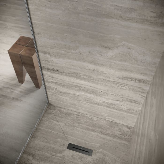 Kaldewei FLOWPOINT-Set Punktablauf 2410 mit FLOWDRAIN 4203 horizontal regular