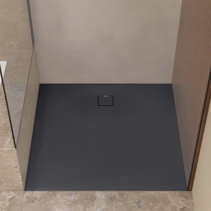 Kaldewei ALUVIA 3255 Duschwanne 100 x 100 cm mit SolidLite und Invisible Grip